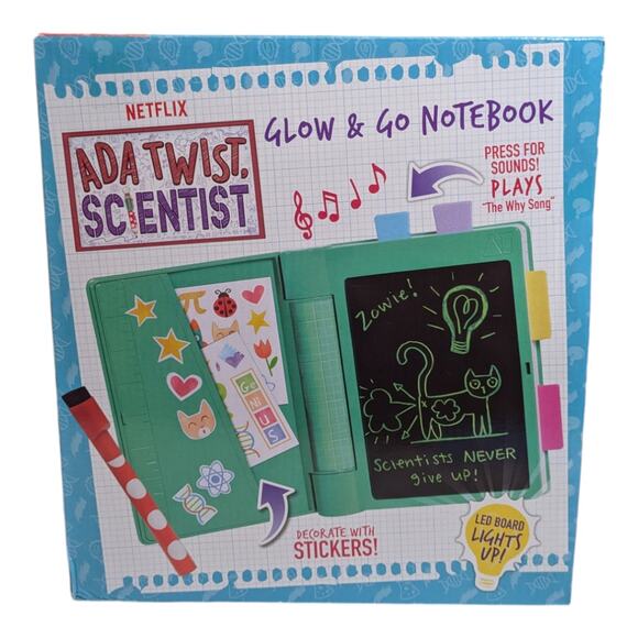 ADA Twist Scientist -- Glow & Go Notebook -- NEW - Picture 6 of 6